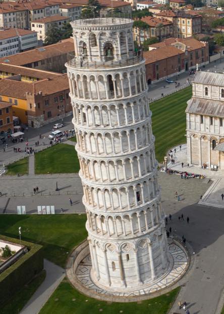 A torre de Pisa